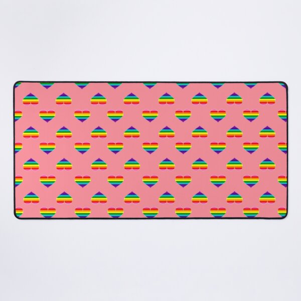 Item preview, Gay Rainbow 8-stripe Pride Heart [Pink Edition] designed and sold by Roxzania.