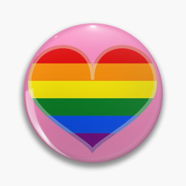Item preview, Gay Rainbow Pride Heart [Pink Edition] designed and sold by Roxzania.