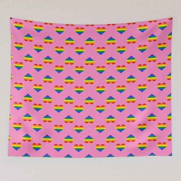 Item preview, Gay Rainbow Pride Heart [Pink Edition] designed and sold by Roxzania.