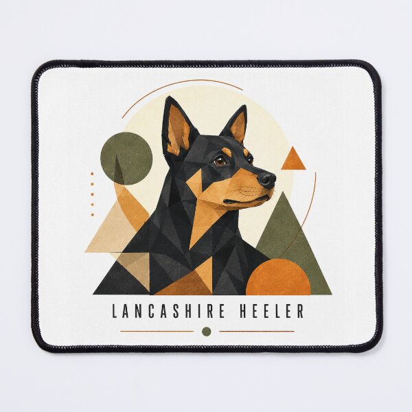 Item preview, Geometric Lancashire Heeler Low Poly Art designed and sold by Abidel.