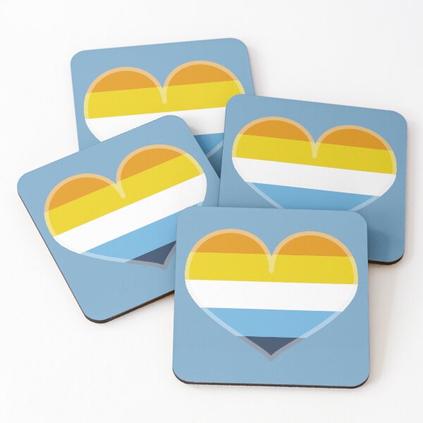 Item preview, AroAce Pride Heart [Blue Edition] designed and sold by Roxzania.