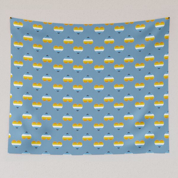 Item preview, AroAce Pride Heart [Blue Edition] designed and sold by Roxzania.