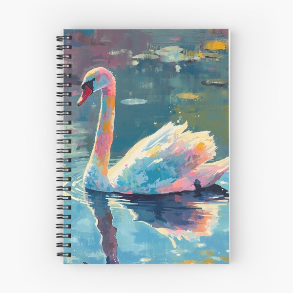 Item preview, Colorful Abstract Swan designed and sold by SeaStarAlex.