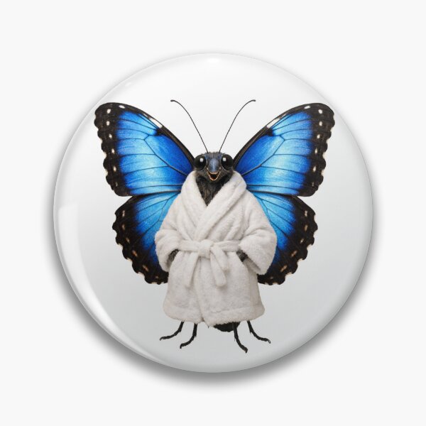 Item preview, Relaxing Bathrobe Blue Morpho Butterfly designed and sold by Sillytoe.