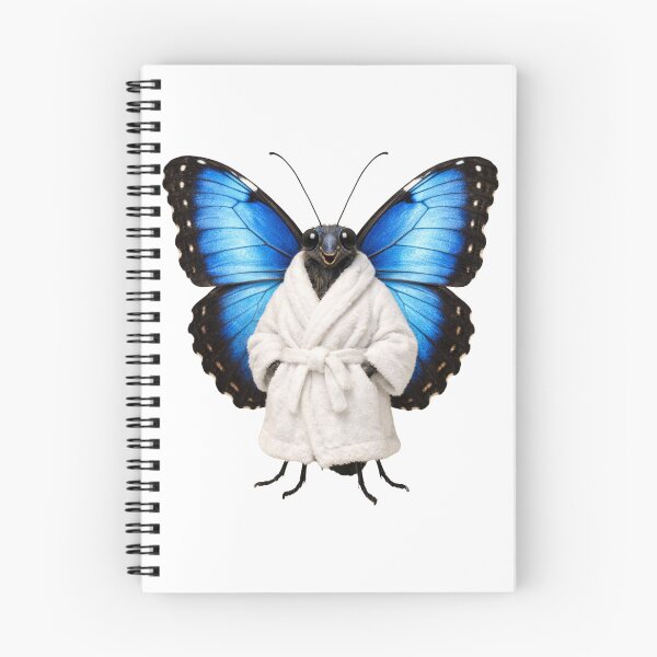Item preview, Relaxing Bathrobe Blue Morpho Butterfly designed and sold by Sillytoe.