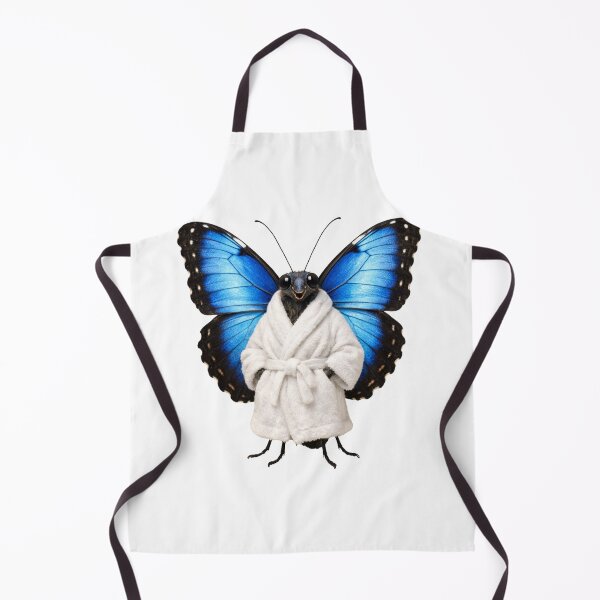 Item preview, Relaxing Bathrobe Blue Morpho Butterfly designed and sold by Sillytoe.