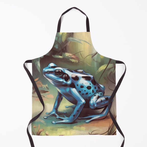 Item preview, Blue Poison Dart Frog Oil Painting Rainforest Art designed and sold by SellingWSarah17.