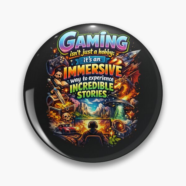 Item preview, Gaming isn't just a hobby; it's an immersive way to experience incredible stories. designed and sold by LIMAO-BRAZIL.