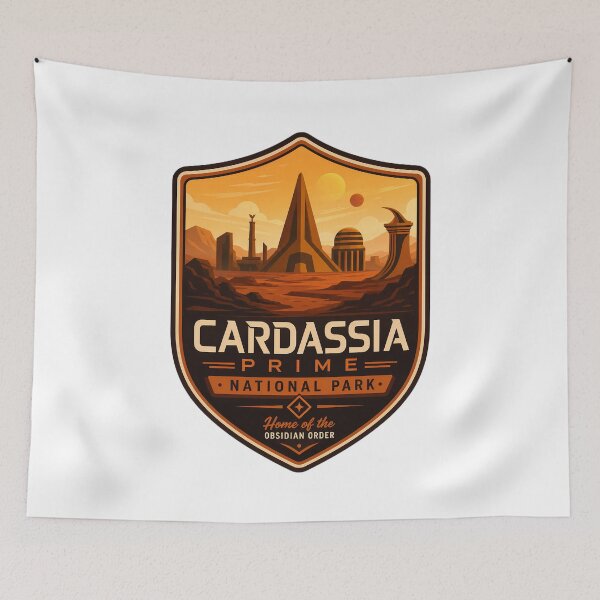 Item preview, Cardassia Prime National Park – Sci Fi Vintage designed and sold by FrontierCosmic.