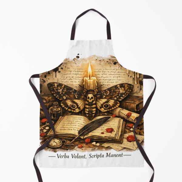 Item preview, Moth and Manuscript – Dark Academia Aesthetic Design designed and sold by Shadowframe Studios.