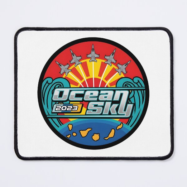 Item preview, Ocean Sky 2023 – Air Defense Exercise Patch Emblem designed and sold by CharlieDesings.