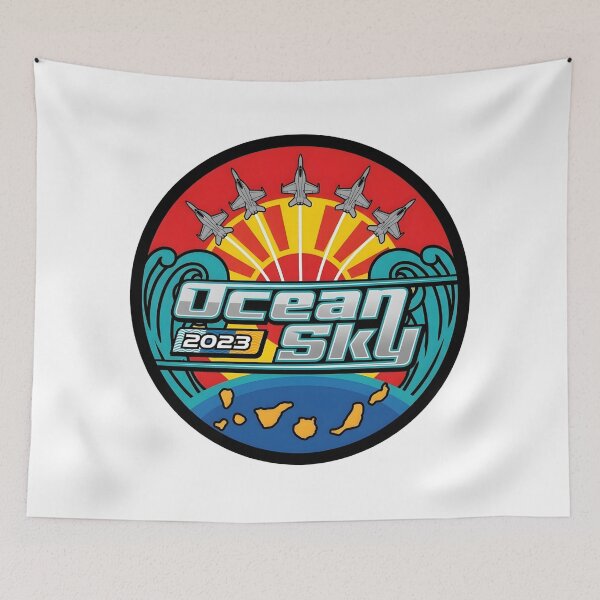 Item preview, Ocean Sky 2023 – Air Defense Exercise Patch Emblem designed and sold by CharlieDesings.