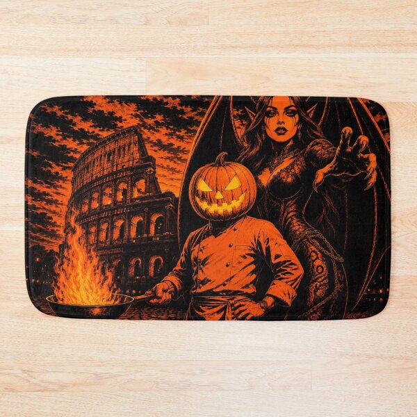 Item preview, Headless Horseman Coliseum Chef – Supernatural Horror Art designed and sold by TheHorsemanRidesAgain.