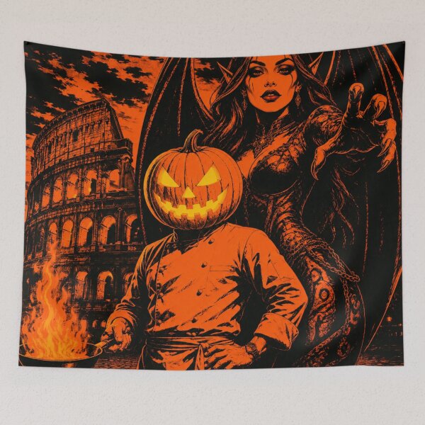 Item preview, Headless Horseman Coliseum Chef – Supernatural Horror Art designed and sold by TheHorsemanRidesAgain.