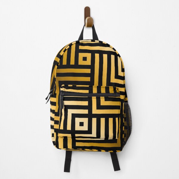 Item preview, Art Deco Gold-Colored And Black Geometric Pattern designed and sold by DEC02.