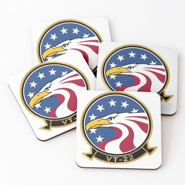 Item preview, US Navy VT-22 Golden Eagles Training Squadron Patch Emblem designed and sold by CharlieDesings.