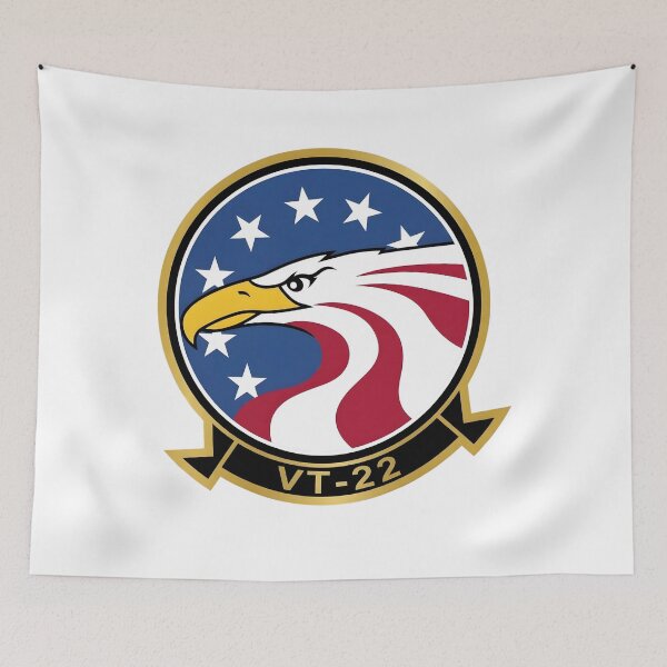 Item preview, US Navy VT-22 Golden Eagles Training Squadron Patch Emblem designed and sold by CharlieDesings.