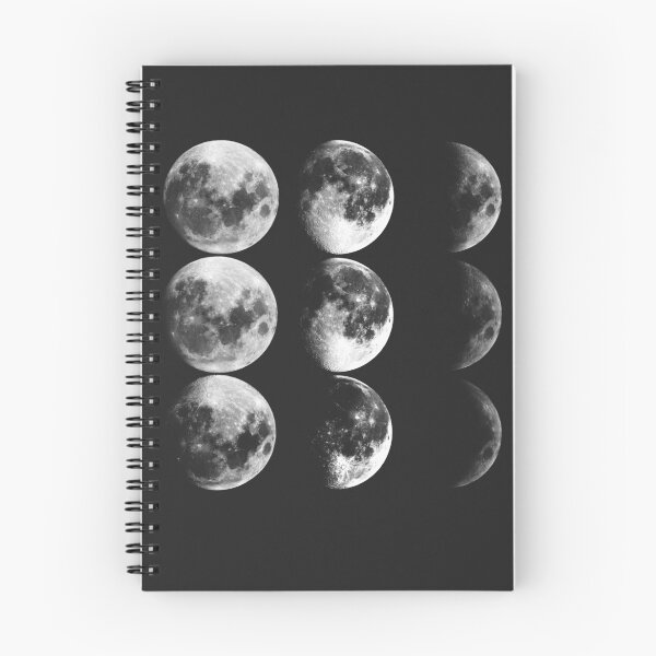 Item preview, Moon Phases Grid Astronomy Aesthetic Artwork designed and sold by The secret storage room.