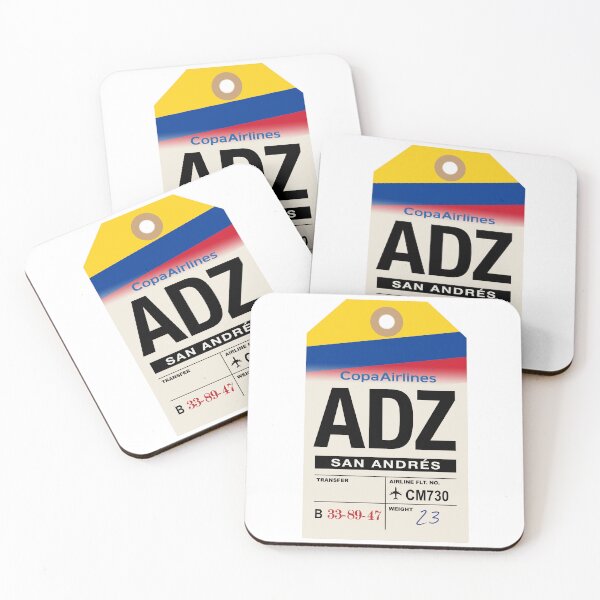 Item preview, San Andrés (ADZ) Colombia Airline Luggage Tag designed and sold by travelwitheric.