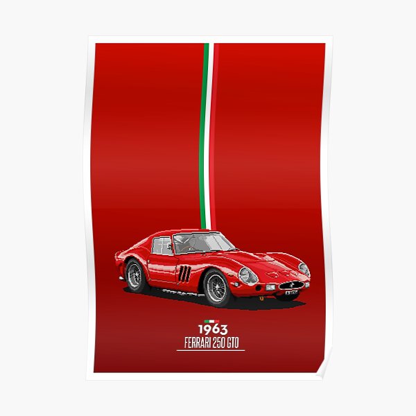 FERRARI 250 GTO 1963 "Légende" Poster