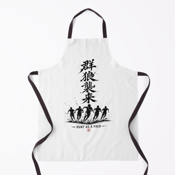 Item preview, Gunro Shurai Hunt as a Pack Japanese Soccer Calligraphy Sticker/T-Shirt Art designed and sold by Locker39.