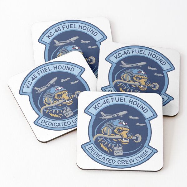 Item preview, USAF KC-46 Fuel Hound Dedicated Crew Chief 660th AMXS Patch Emblem designed and sold by CharlieDesings.
