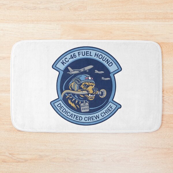 Artikelvorschau, USAF KC-46 Fuel Hound Dedicated Crew Chief 660th AMXS Patch Emblem entworfen und verkauft von CharlieDesings.