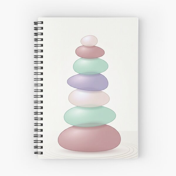 Item preview, Soft Pastel Stacked Stones Minimalist Zen Meditation Vibe designed and sold by Pride Emblem Prints.
