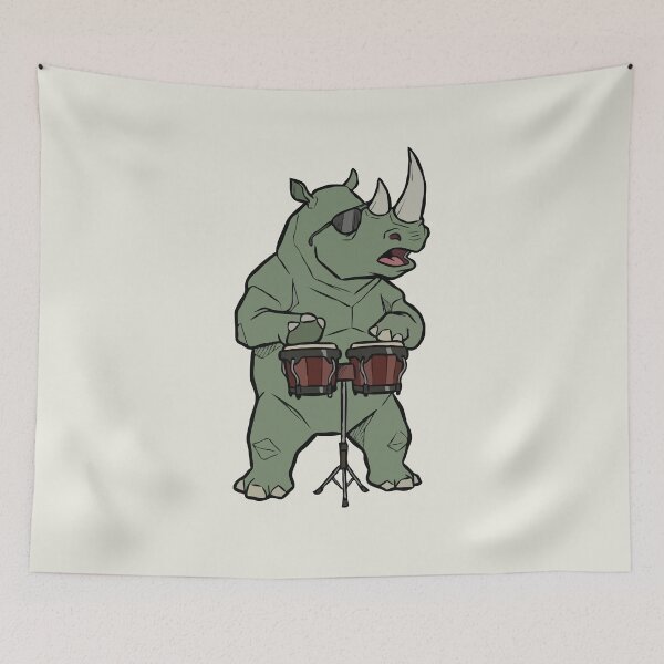 Item preview, Bongo Rhinoceros designed and sold by Gkinoki.