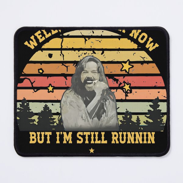 Item preview, Retro Older Runnin Against The Wind Sunset Graphic designed and sold by RoseArtGraphic.
