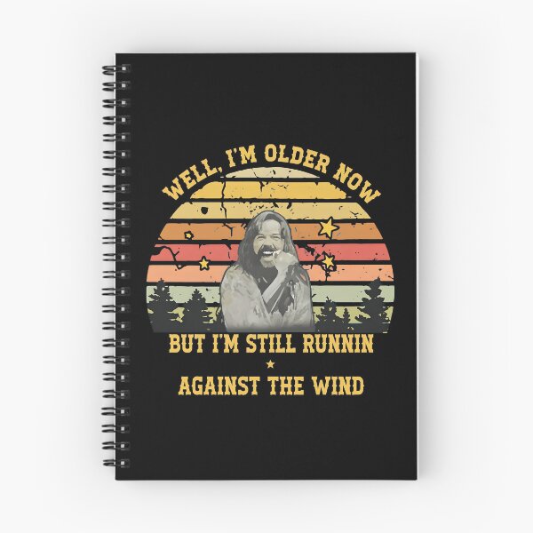 Item preview, Retro Older Runnin Against The Wind Sunset Graphic designed and sold by RoseArtGraphic.