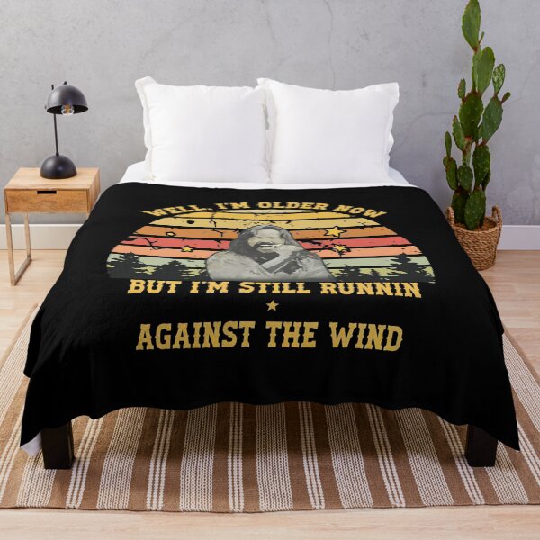 Item preview, Retro Older Runnin Against The Wind Sunset Graphic designed and sold by RoseArtGraphic.