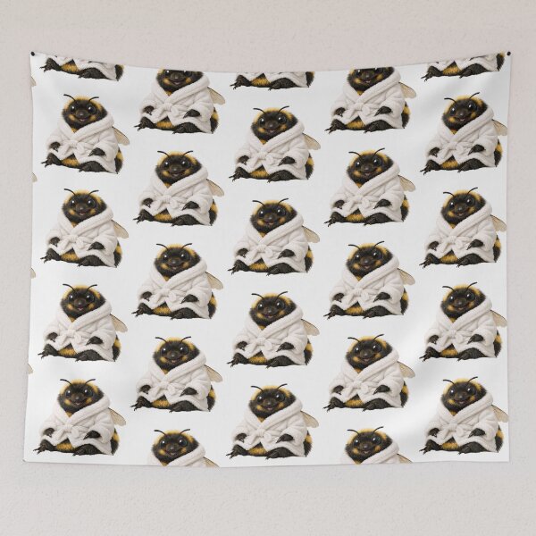 Item preview, Relaxing Bathrobe Bumblebee designed and sold by Sillytoe.