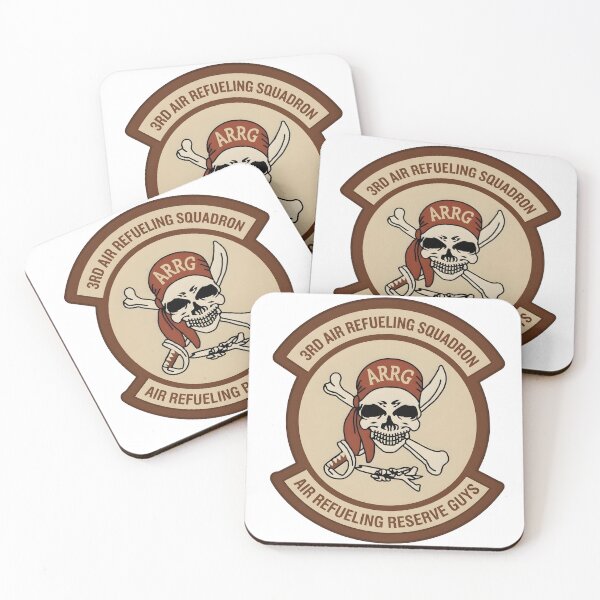 Item preview, USAF 3rd Air Refueling Squadron ARRG Pirate Patch Emblem designed and sold by CharlieDesings.