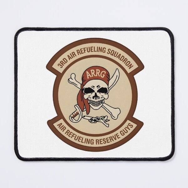 Item preview, USAF 3rd Air Refueling Squadron ARRG Pirate Patch Emblem designed and sold by CharlieDesings.