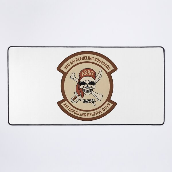 Item preview, USAF 3rd Air Refueling Squadron ARRG Pirate Patch Emblem designed and sold by CharlieDesings.
