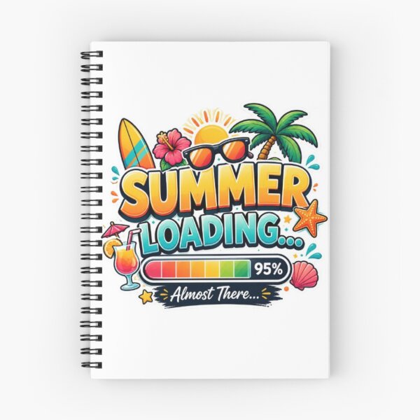 Item preview, Summer Loading... 95% Vacation Incoming | Funny Beach Vacation Sticker Style designed and sold by Salma.Store.