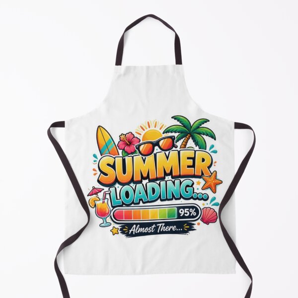 Item preview, Summer Loading... 95% Vacation Incoming | Funny Beach Vacation Sticker Style designed and sold by Salma.Store.
