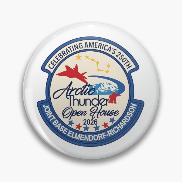 Item preview, Arctic Thunder Open House 2026 – JBER Semiquincentennial Patch Emblem designed and sold by CharlieDesings.