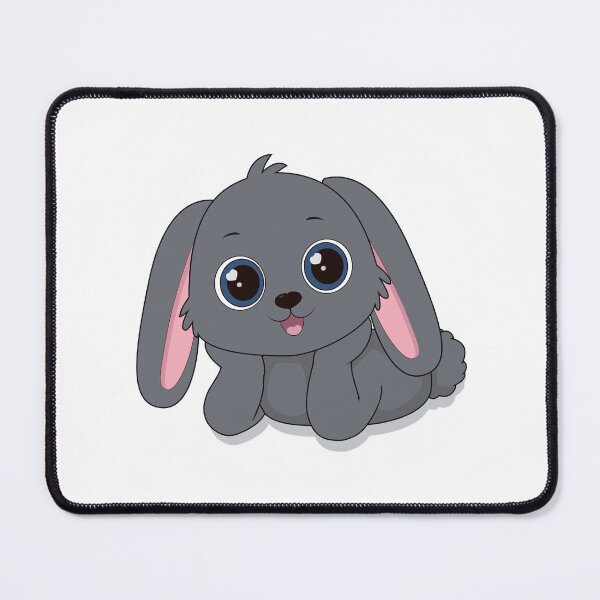 Item preview, Cute Little Gray Forest Bunny designed and sold by MascarenoM.