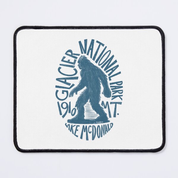 Item preview, Glacier National Park Bigfoot Design designed and sold by John Morris Illustration.