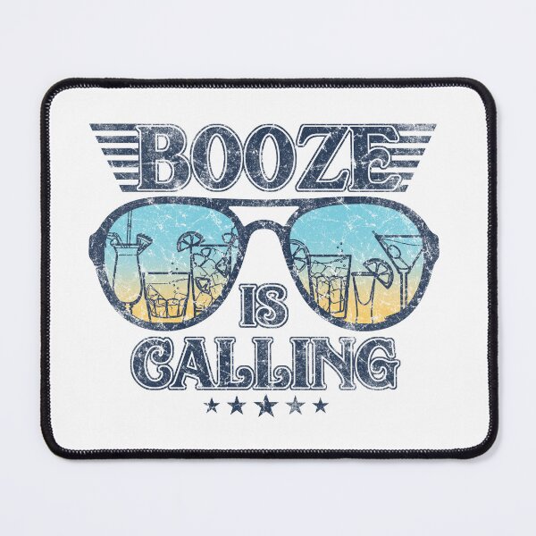 Item preview, Booze Is Calling Vintage Sunglasses Graphic designed and sold by The secret storage room.