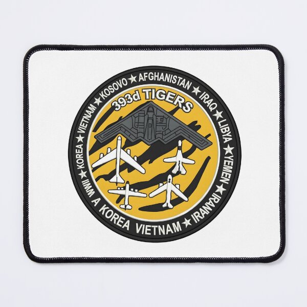 Item preview, USAF 393d Bomb Squadron Tigers B-2 Spirit Campaign History Patch Emblem designed and sold by CharlieDesings.
