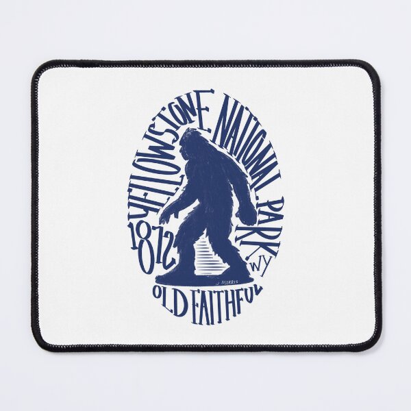 Item preview, Yellowstone National Park Bigfoot Design designed and sold by John Morris Illustration.