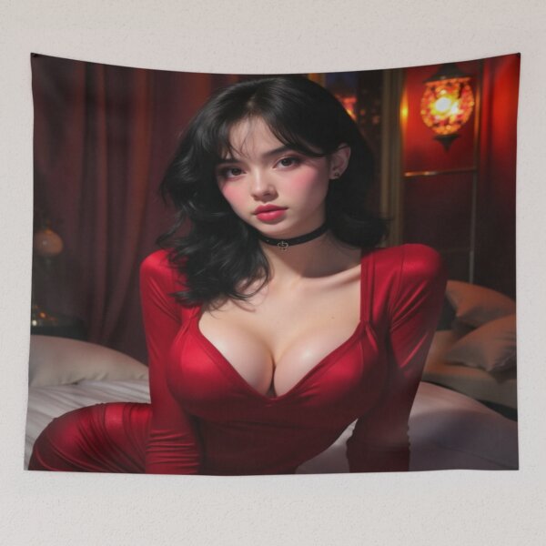Item preview, Tight Red Dress | Seductive Portrait designed and sold by KasaHunterHarem.