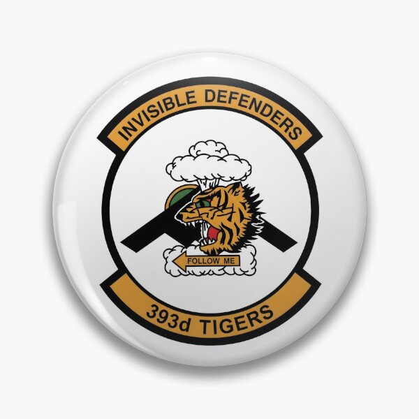 Item preview, USAF 393d Tigers Invisible Defenders B-2 Spirit Patch Emblem designed and sold by CharlieDesings.