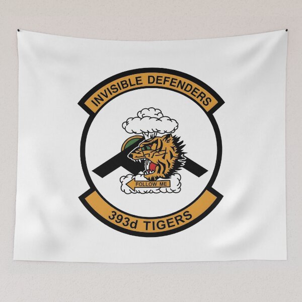Item preview, USAF 393d Tigers Invisible Defenders B-2 Spirit Patch Emblem designed and sold by CharlieDesings.