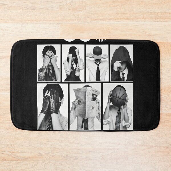Item preview, Concealment Grid Abstract B&W Figures Art designed and sold by DizayDizay.
