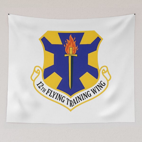 Item preview, USAF 12th Flying Training Wing Crest Patch Emblem designed and sold by CharlieDesings.