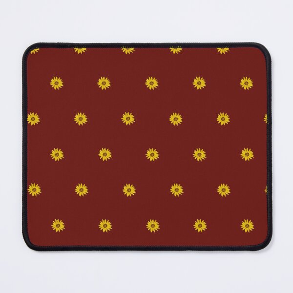 Item preview, Art Nouveau Sunflower Mini Toss Burgundy | Watercolor Botanical designed and sold by CaroStudioTX.